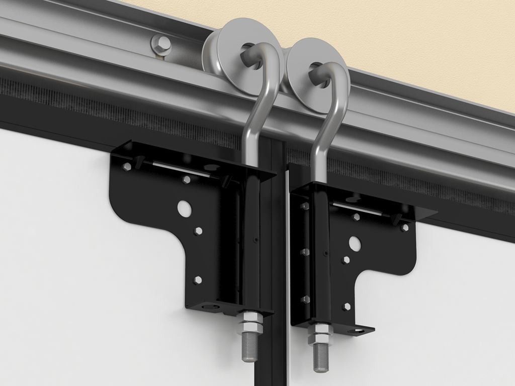 Roliklarni to‘rga o‘rnatish uchun kranlarning ushlagichlari va rolik tayanishlar.